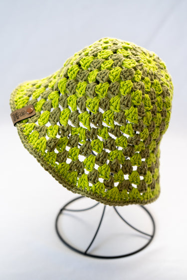Crochet Bucket Hat - Green